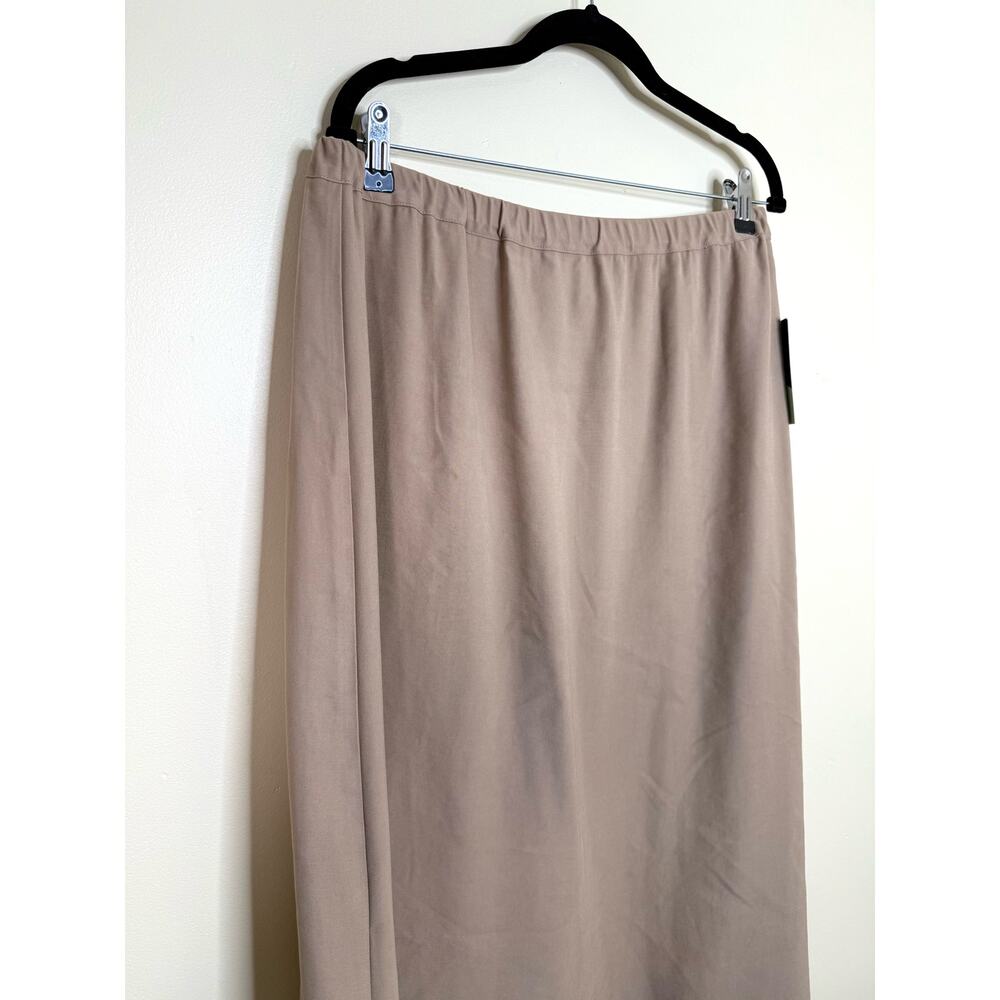 NWT Tuckernuck Keaton Skirt‎ XL Women’s Beige Khaki Midi Cotton Blend $128 - Picture 4 of 8